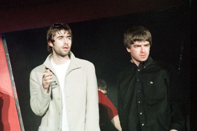 Oasis lead singer Liam Gallagher and his brother Noel (Joanne Nelson/PA)