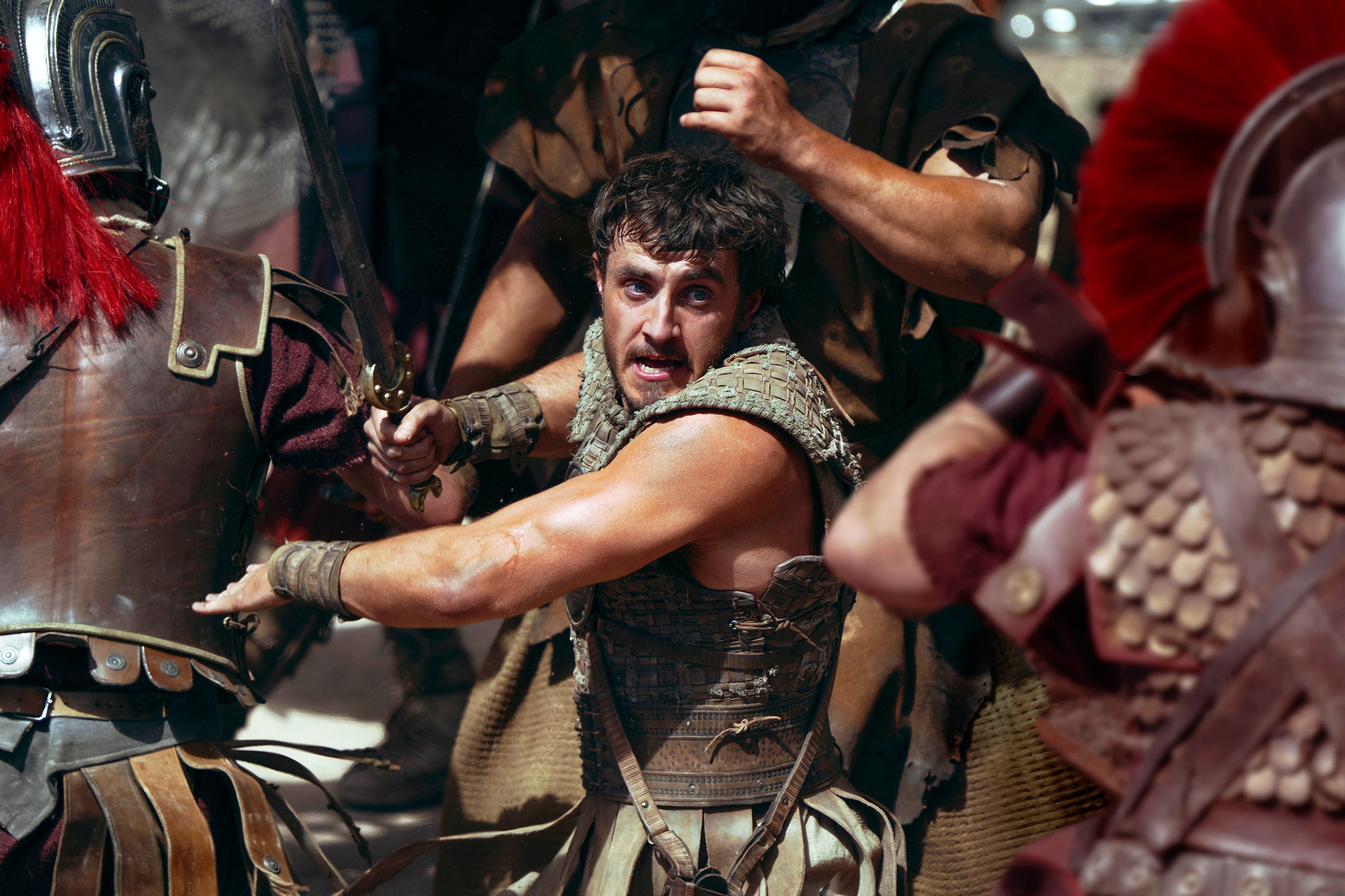 Paul Mescal em 'Gladiador'