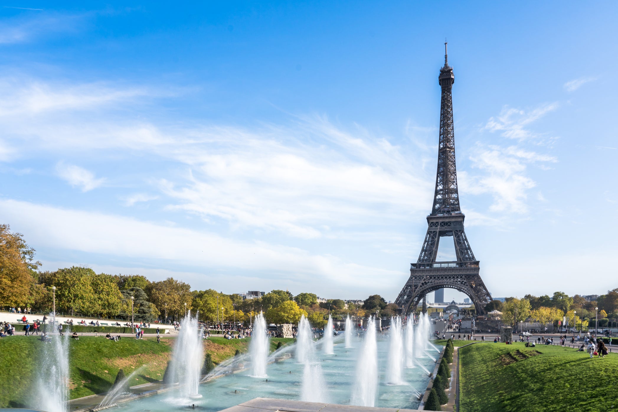 Find the perfect viewing position of the Eiffel Tower at Trocadéro