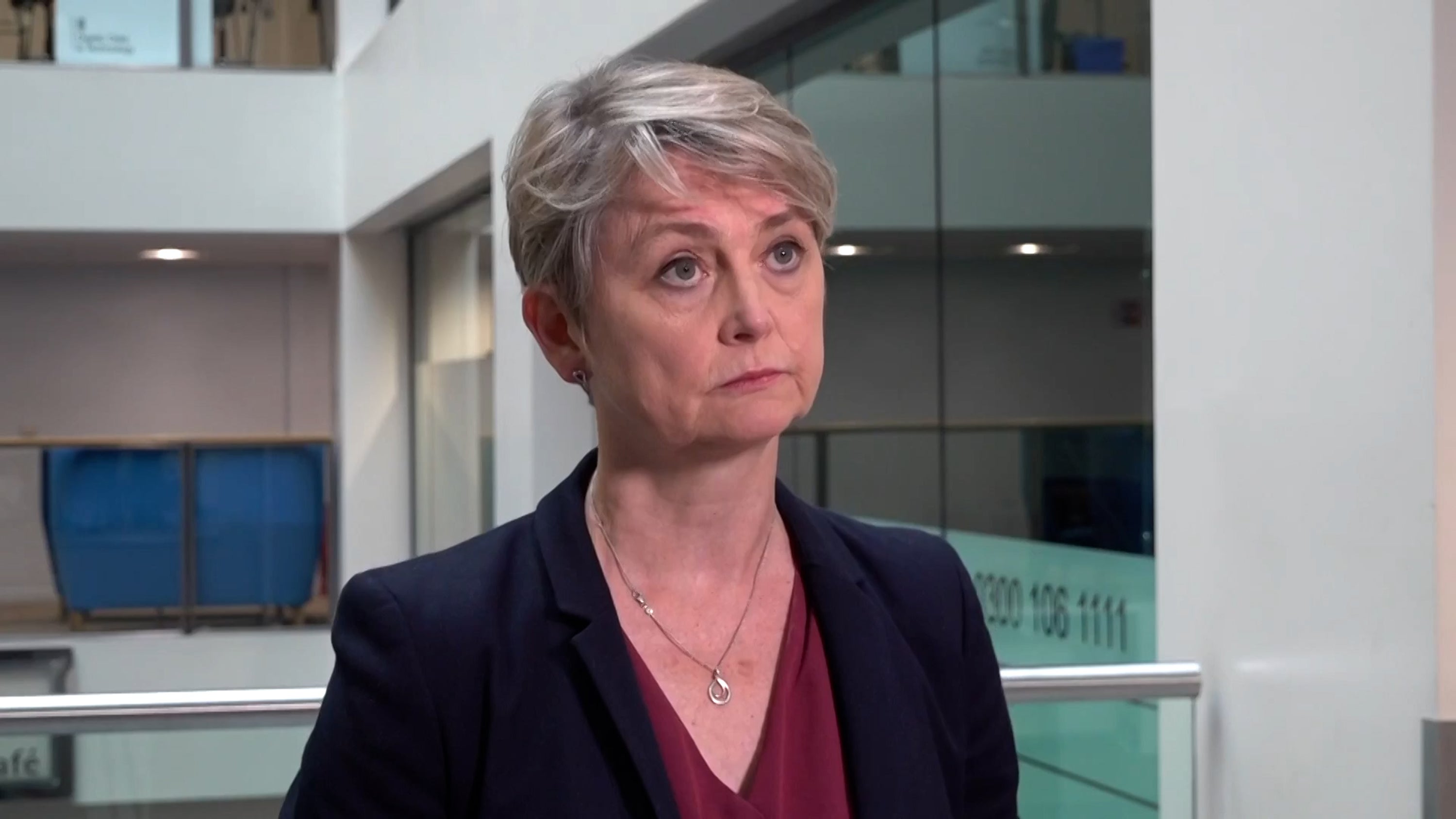 Ministra del Interior, Yvette Cooper