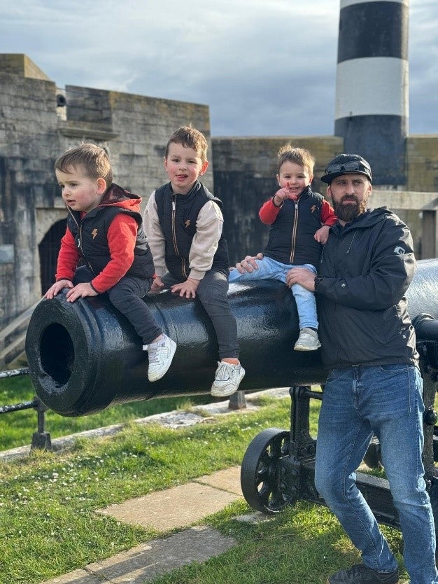 Angelika Swiderska paid tribute to her three sons, Dominik, aged three, and Nikodem and Kacper, both aged two