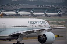 Engine troubles for airline Cathay Pacific forces the cancellation of dozens of flights this week