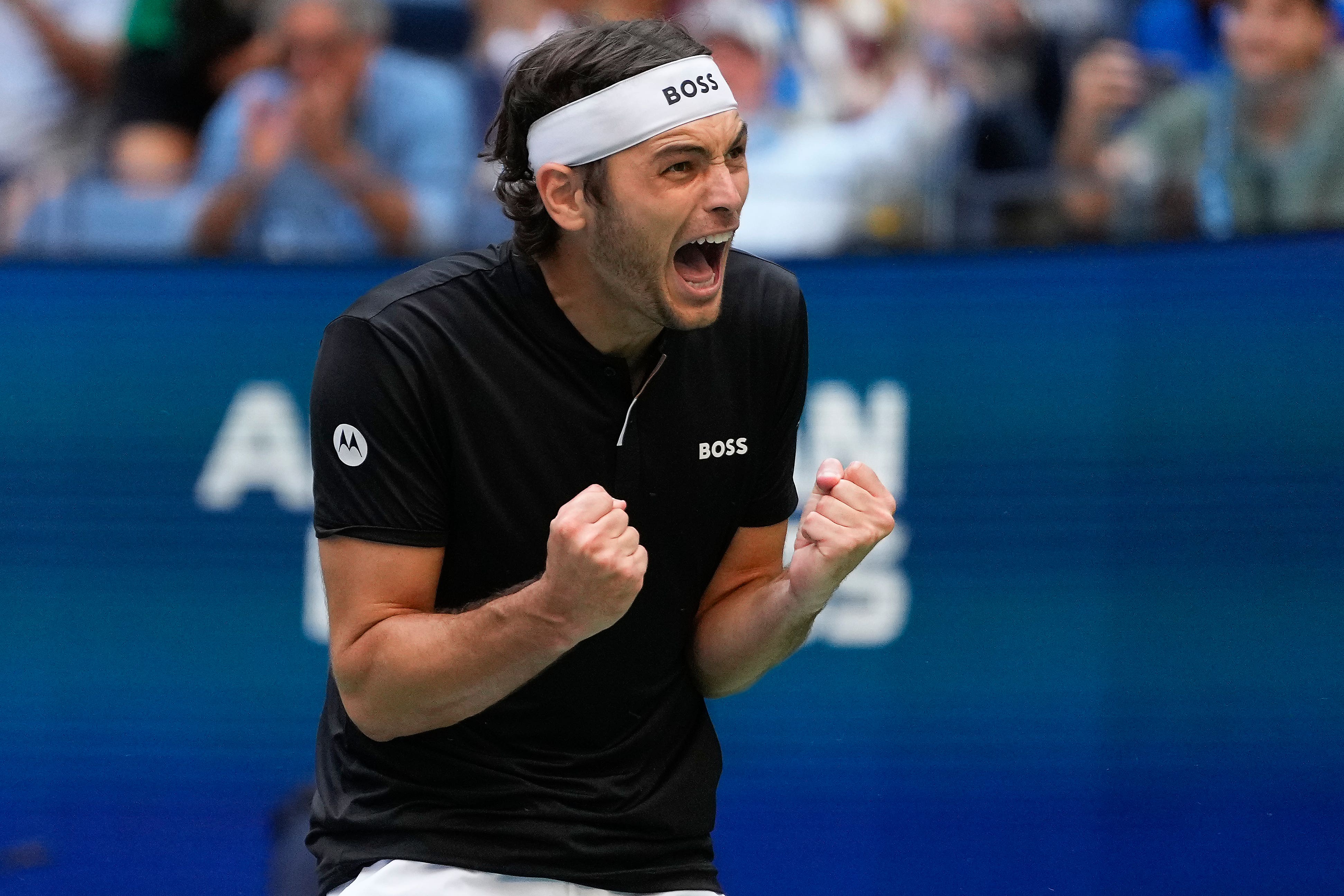 Taylor Fritz is through to the semi-final of the US Open (Kirsty Wigglesworth/AP)