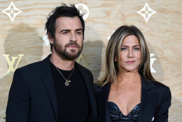 <p>Theroux and Aniston were married from 2015 to 2018 </p>