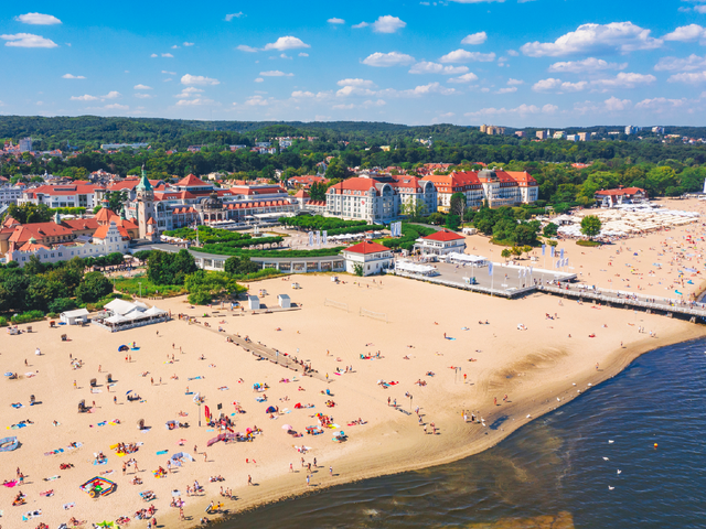 <p>Sopot in Poland is one of the cheapest place to holiday</p>