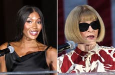 Naomi Campbell hits back at Anna Wintour for commenting on her lateness at Awards