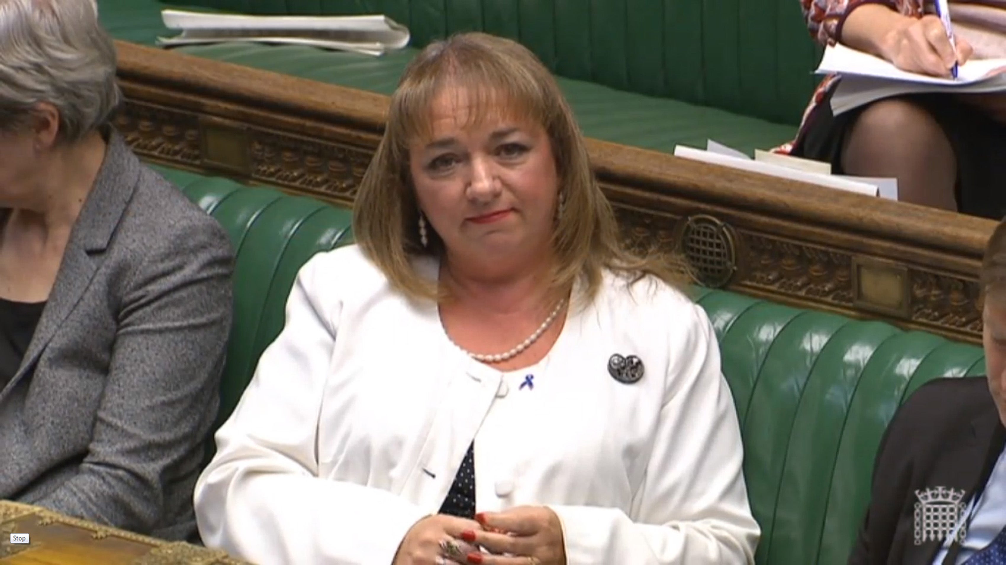 Labour MP Sharon Hodgson spoke about the heartbreak of giving birth to a stillborn child (Parliament UK/PA)