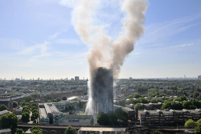 Sir Keir Starmer said the survivors and bereaved families of Grenfell Tower had been ‘let down very badly’ (PA)