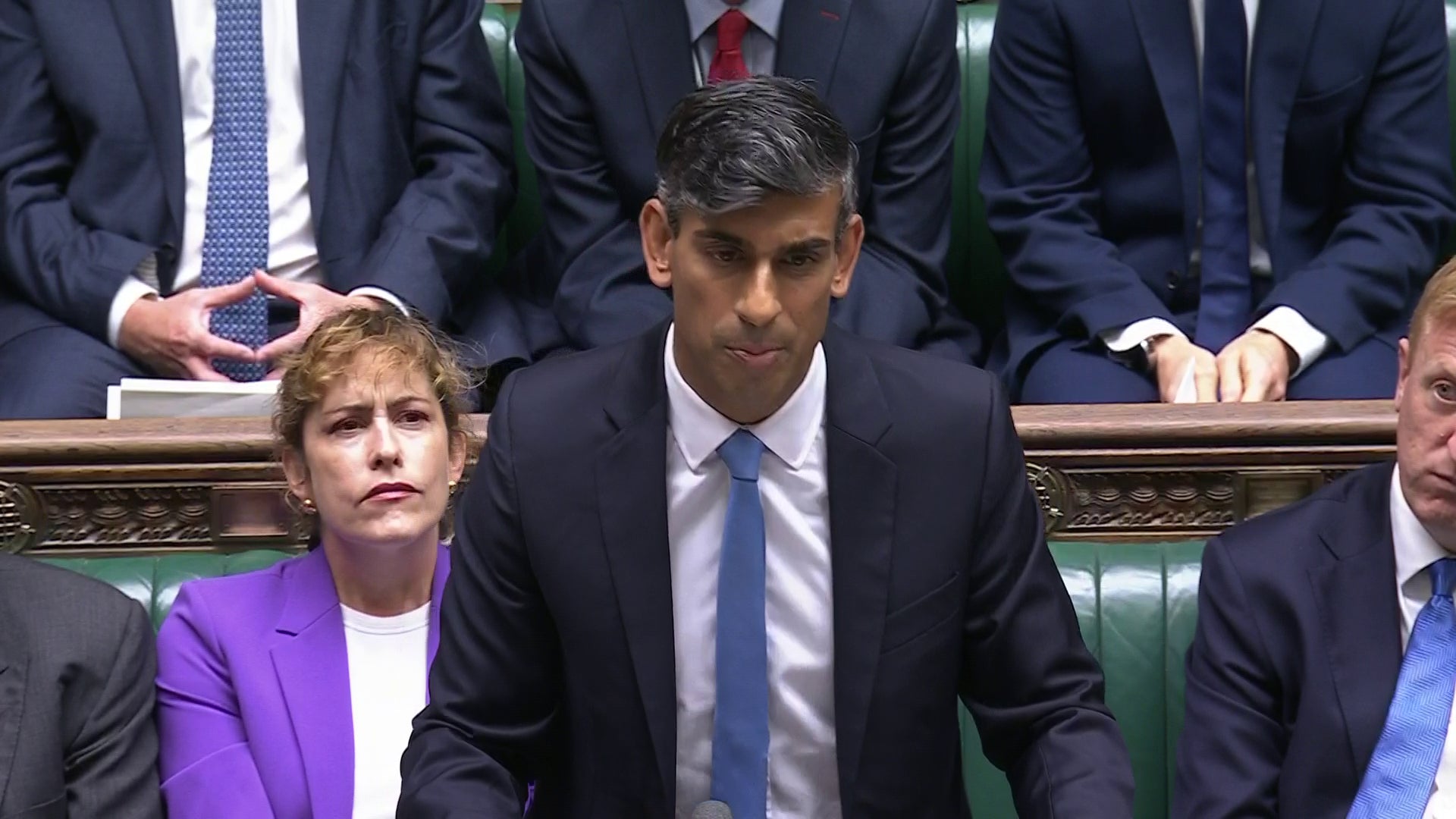 Conservative Party leader Rishi Sunak said the state let Grenfell residents down