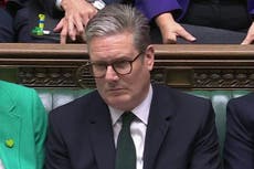 Watch live: Starmer faces Sunak at PMQs after MPs approve winter fuel payment cuts