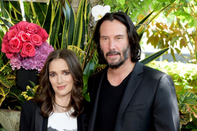 <p>Winona Ryder reveals she and Keanu Reeves still call each other husband and wife over text</p>