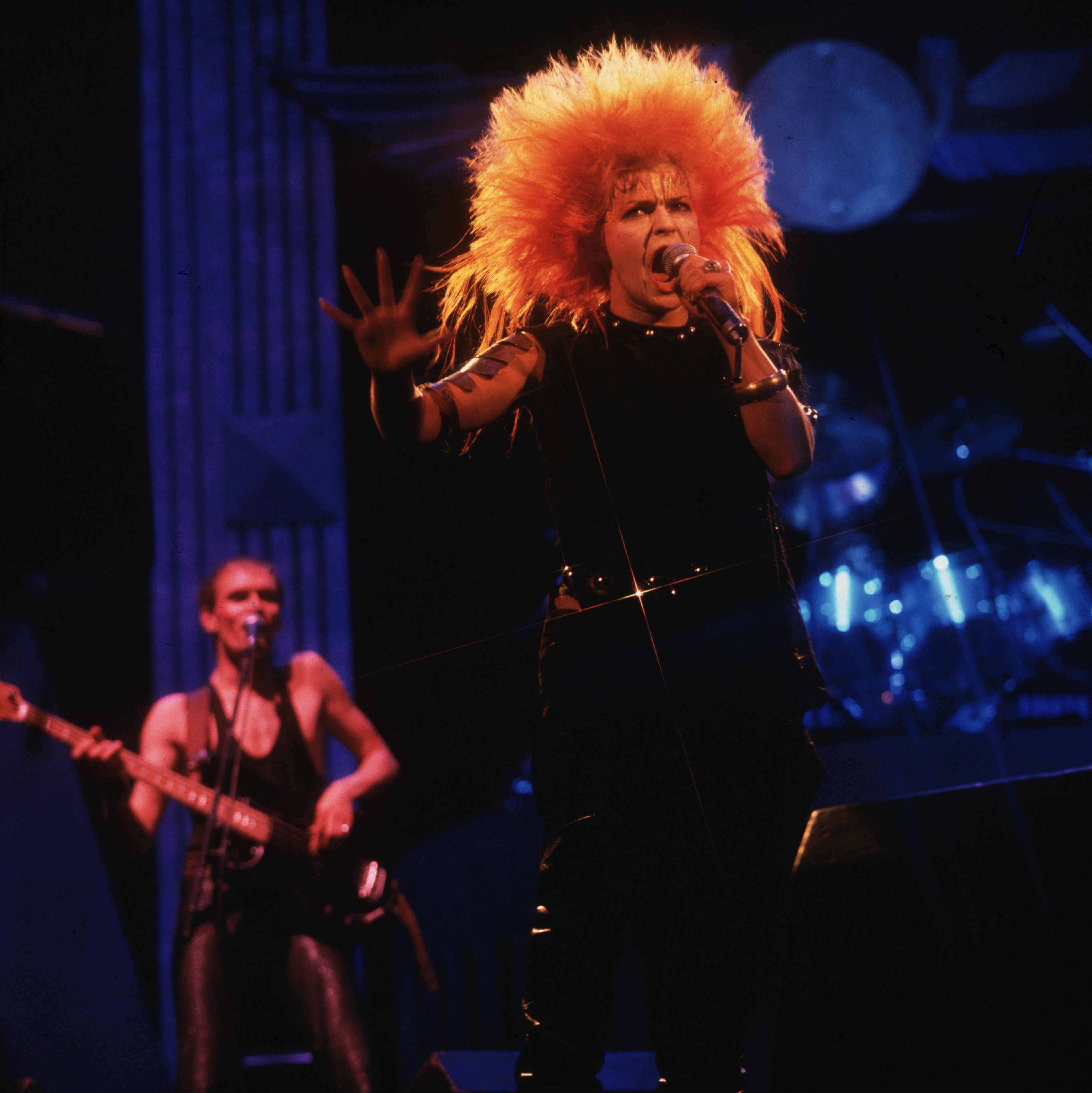 Willcox performing in the Eighties