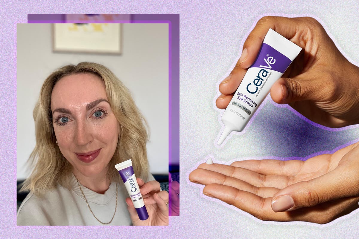 I’m 40 and this CeraVe eye cream plumped my fine lines