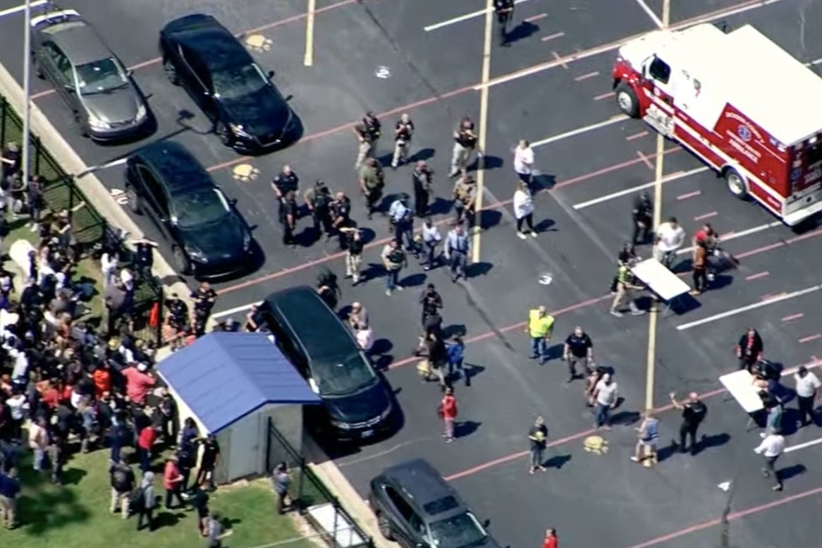 Dozens of first responders are at Apalachee High School, where at least two people have reportedly been killed in an active shooting