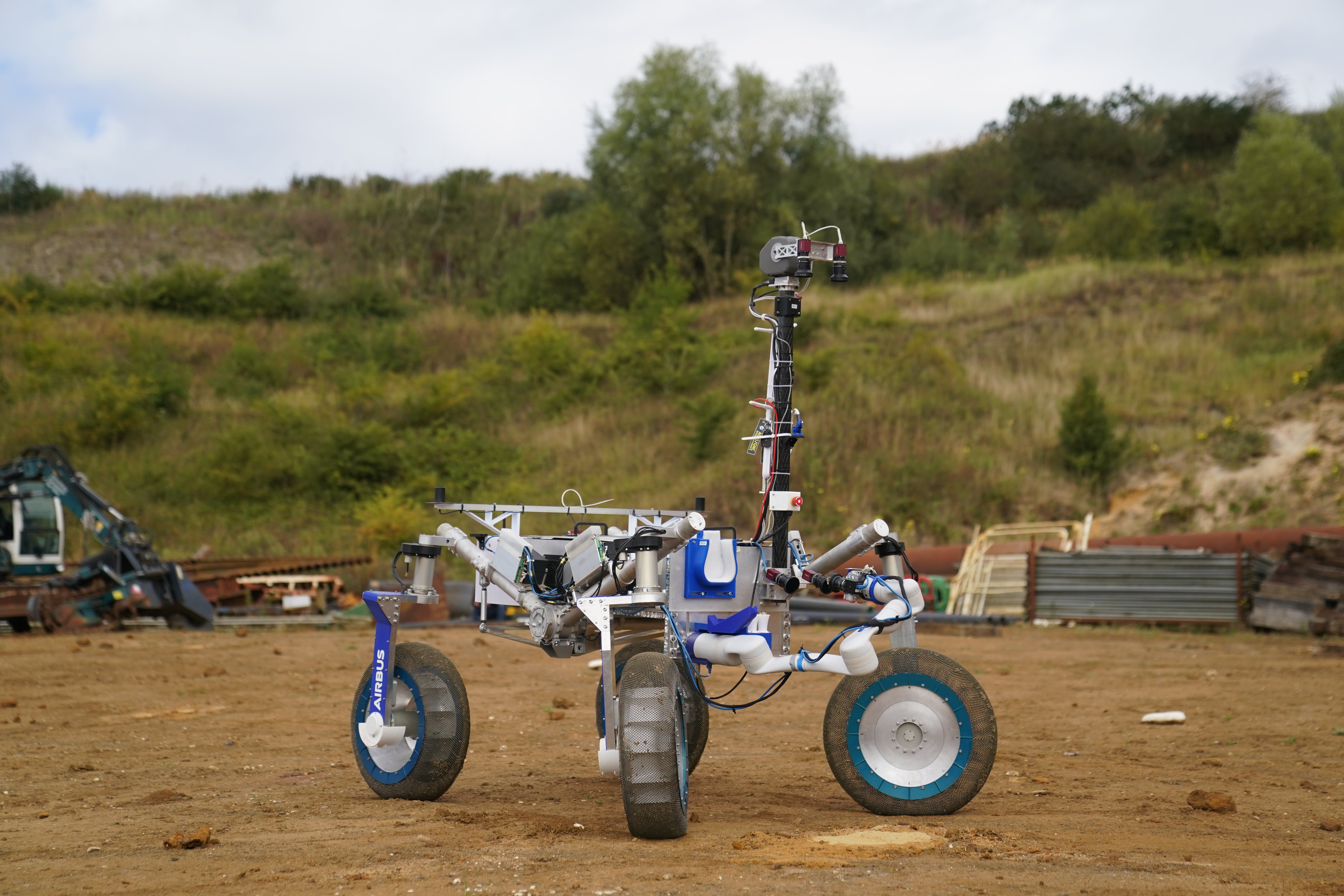 Airbus Rover Space rovers that could help in search for life on Mars tested in ...