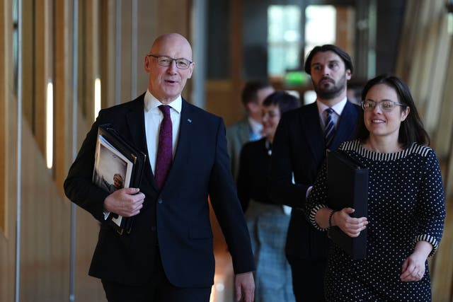 John Swinney announced the review in the Programme for Government (Andrew Milligan/PA)