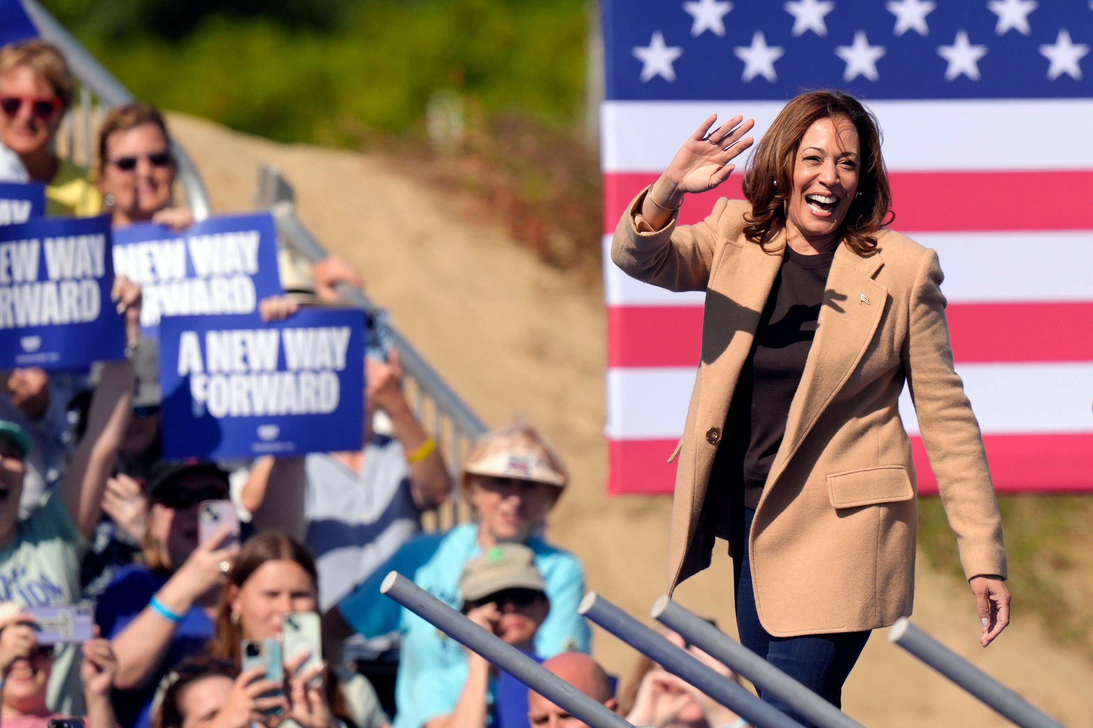 For Kamala Harris, the battle on Tuesday will be about tying Donald Trump to Project 2025 and his running mate, JD Vance.