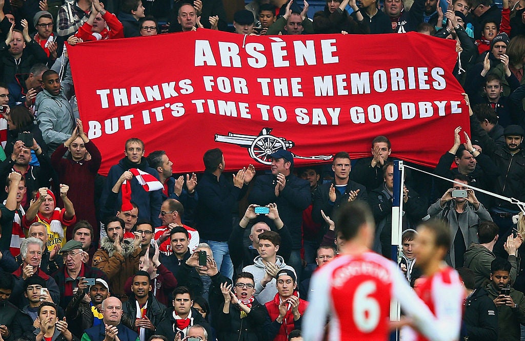 Arsene Wenger’s final years at Arsenal were marred by protest and division among the fans