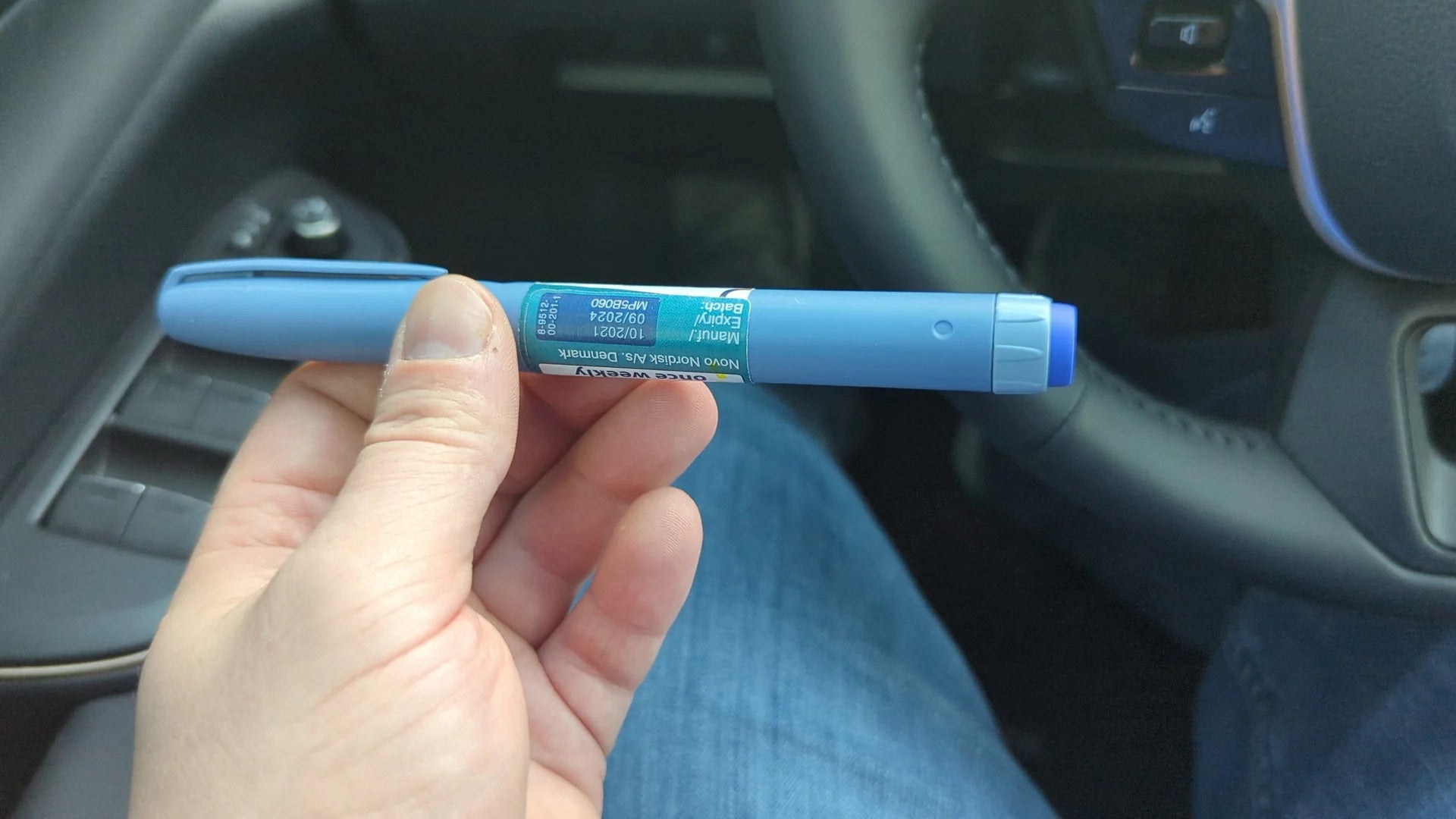 A suspected fake Ozempic pen