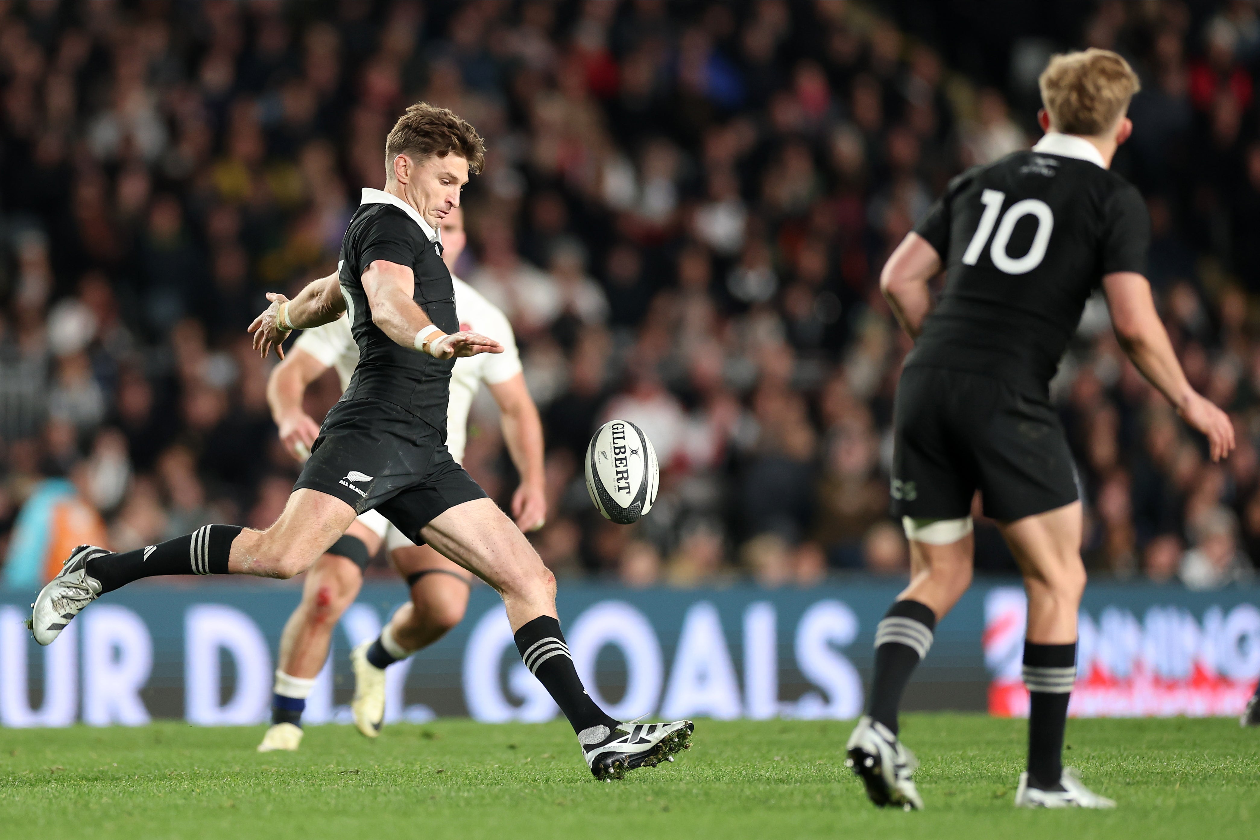 Beauden Barrett will begin the match at DHL Stadium on the bench