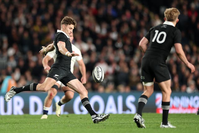 <p>Beauden Barrett will begin the match at DHL Stadium on the bench </p>