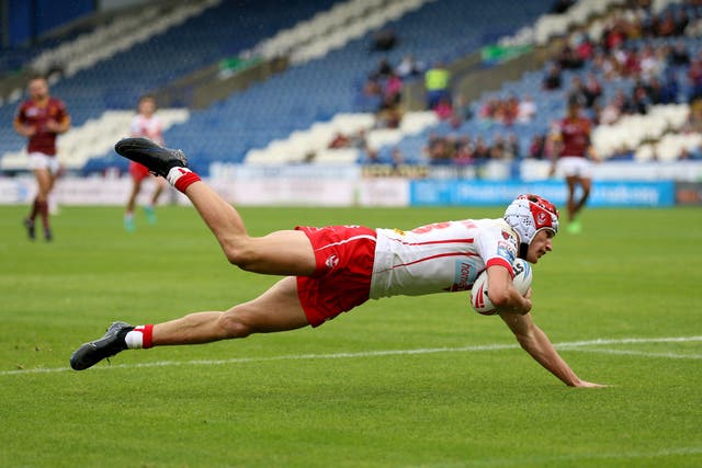 St Helens, and Harry Robertson, are one of the play-off contenders (PA)