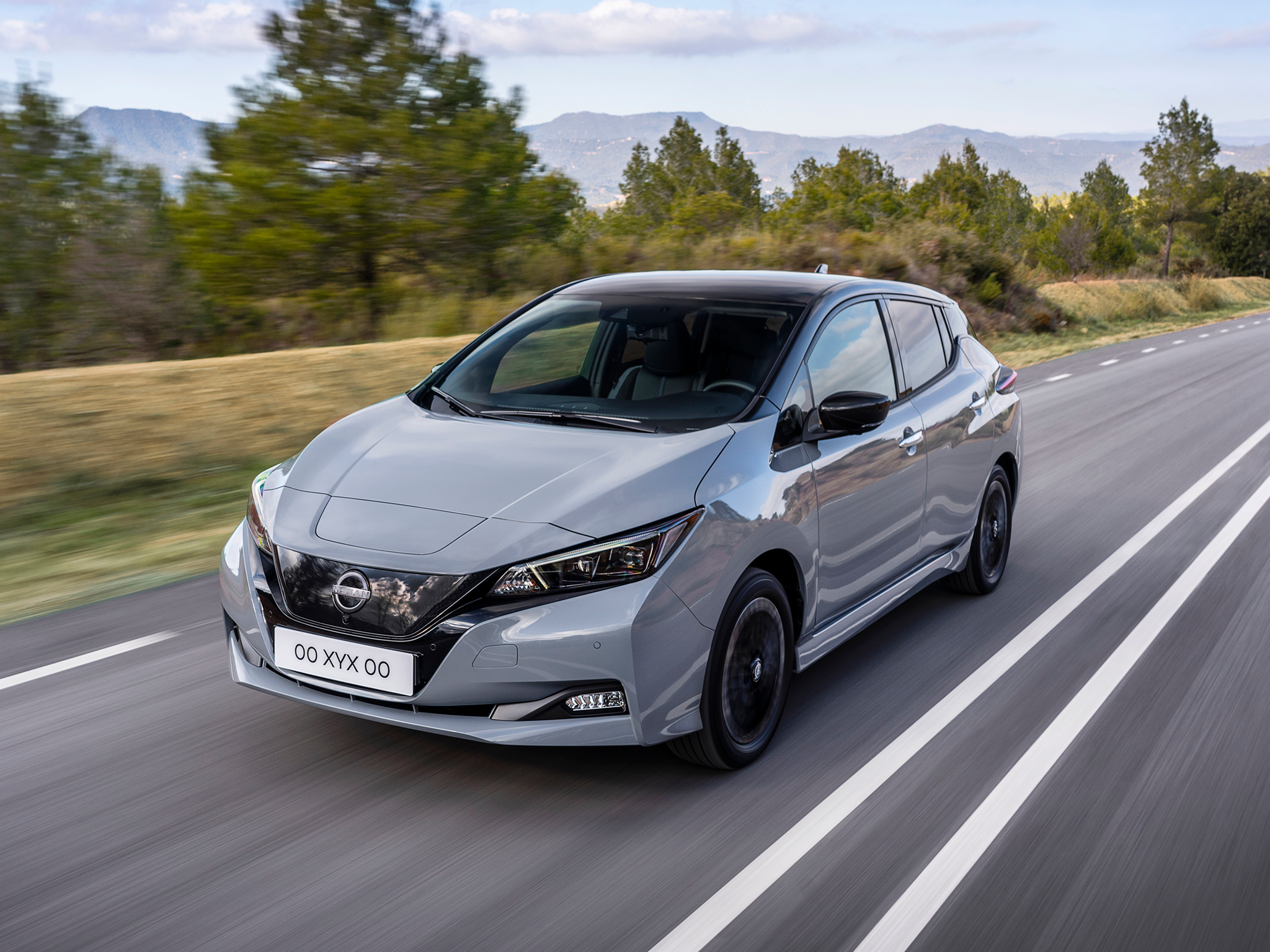 The Nissan Leaf can be bought with ProPilot Assist, a semi-autonomous driving system