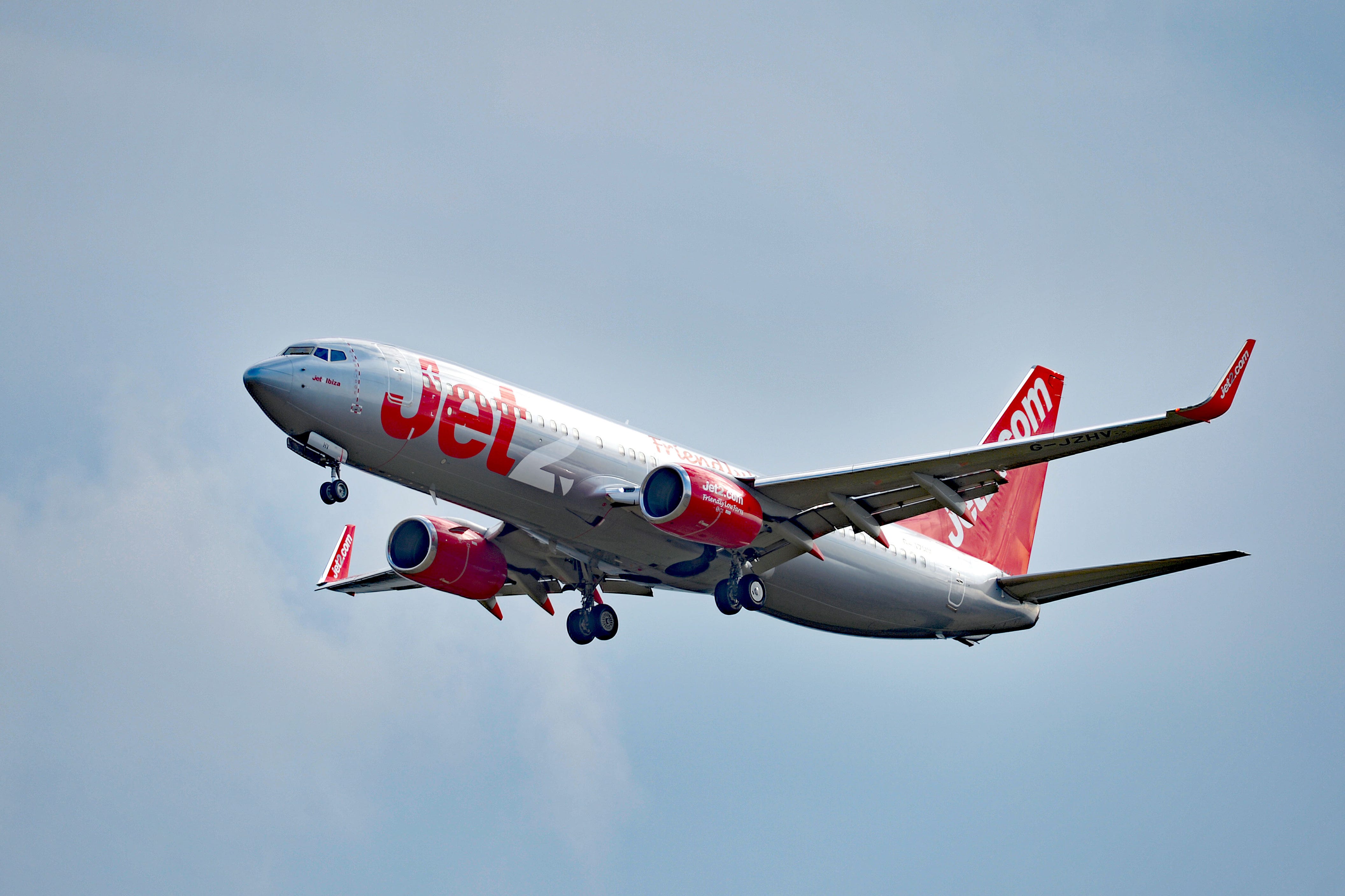 Airline Jet2 saw a sharp rise in summer passengers this year (Nicholas T Ansell/PA)