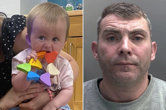 <p>Ten-month-old Layla Rose Wheeler, who has been reported missing along with her father(Merseyside Police/PA)</p>