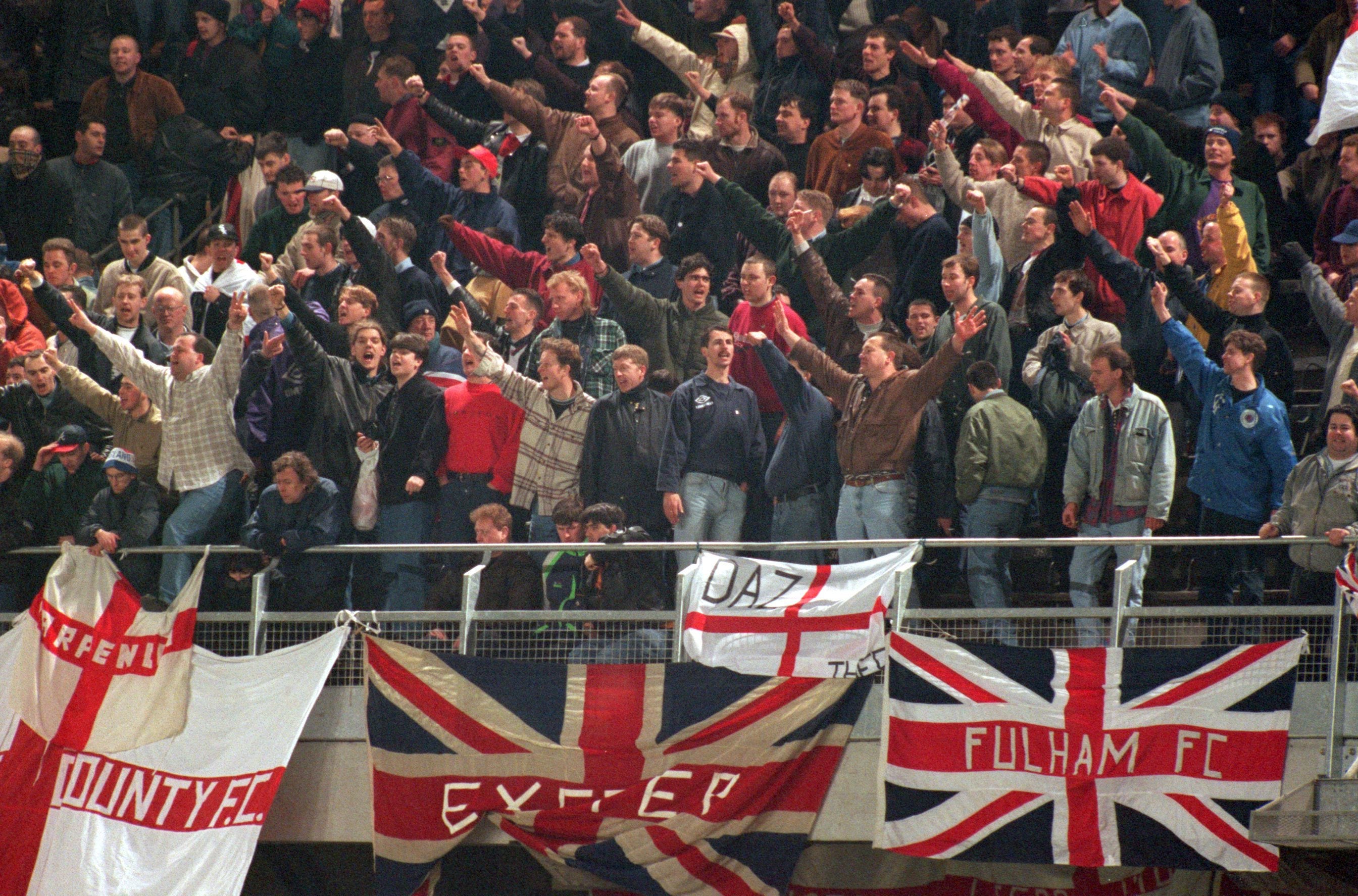 The 1995 ‘friendly’ between the sides was abandoned due to fan violence