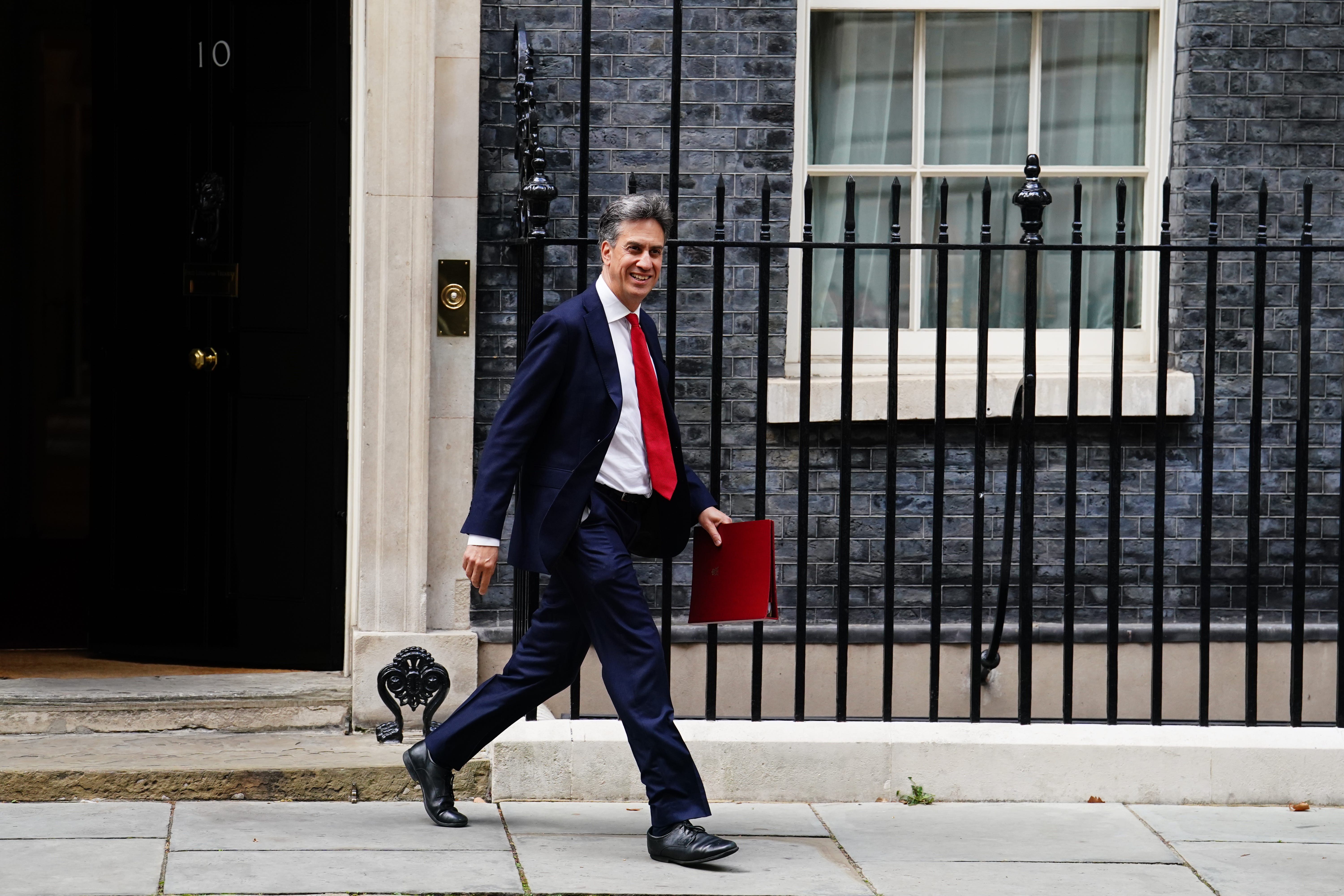 Energy Security and Net Zero Secretary Ed Miliband (Jordan Pettitt/PA)