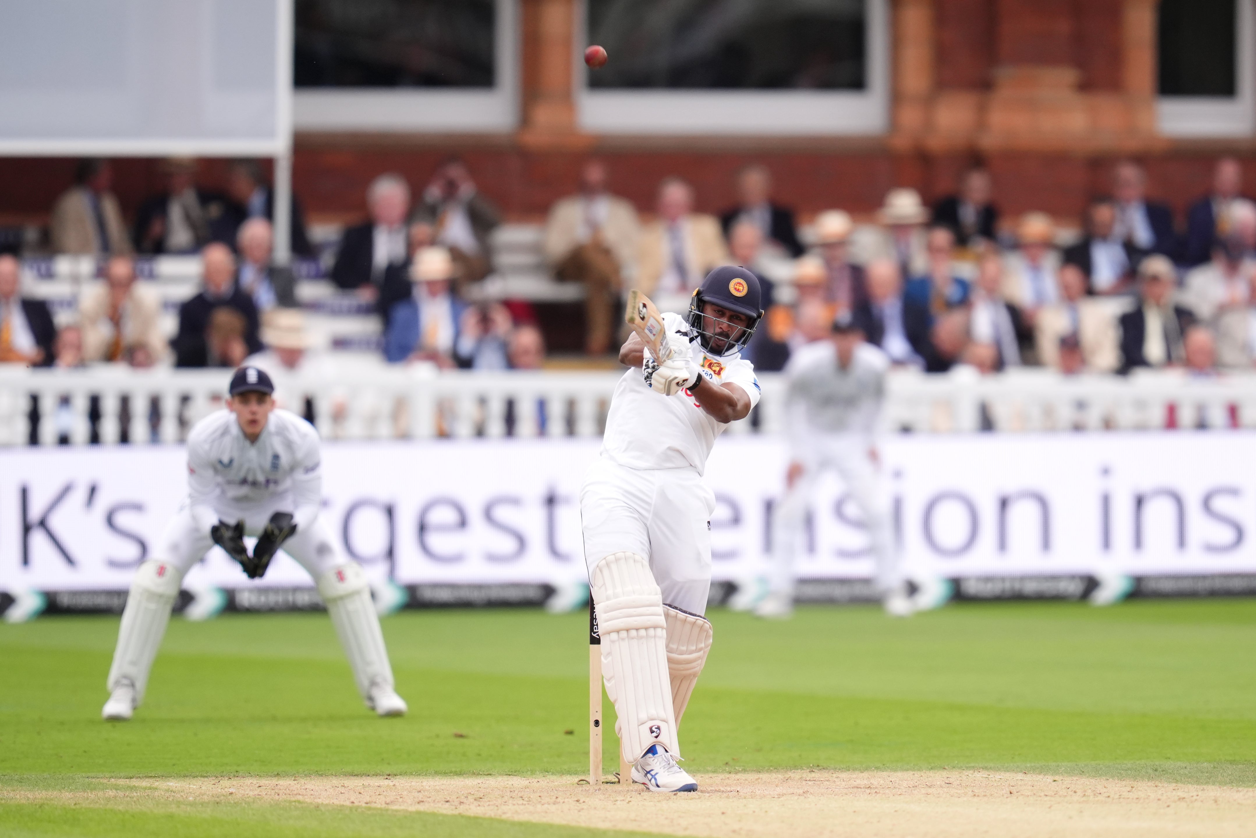 Kamindu Mendis is Sri Lanka’s leading runscorer in the series (John Walton/PA)