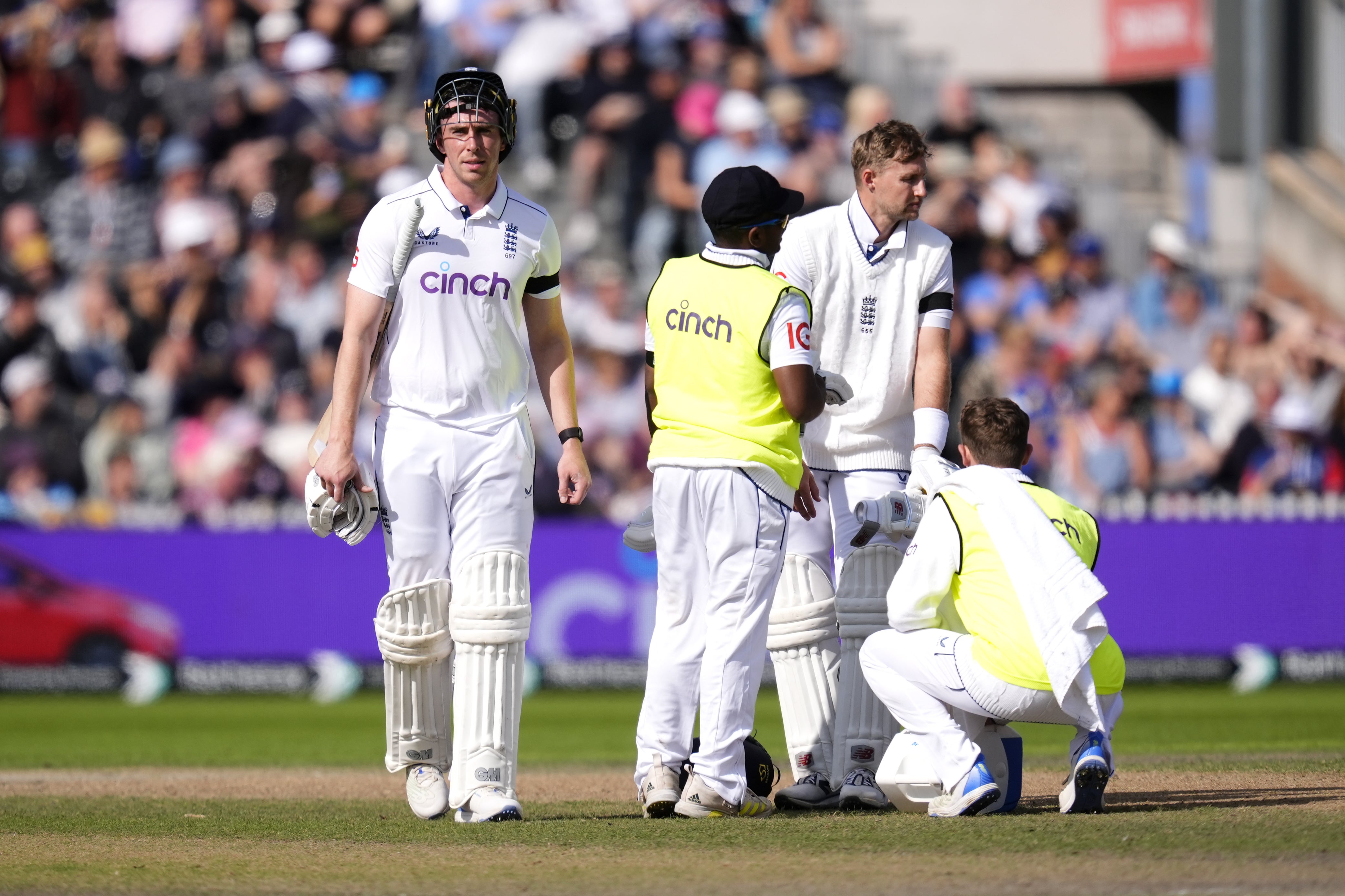 Dan Lawrence is also short of runs as opener (Nick Potts/PA)