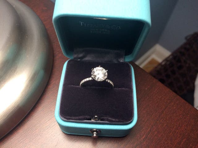 <p>A $70,000-plus Tiffany engagement ring at the center of a court battle before the Massachusetts Supreme Judicial Court in Boston, Massachusetts</p>