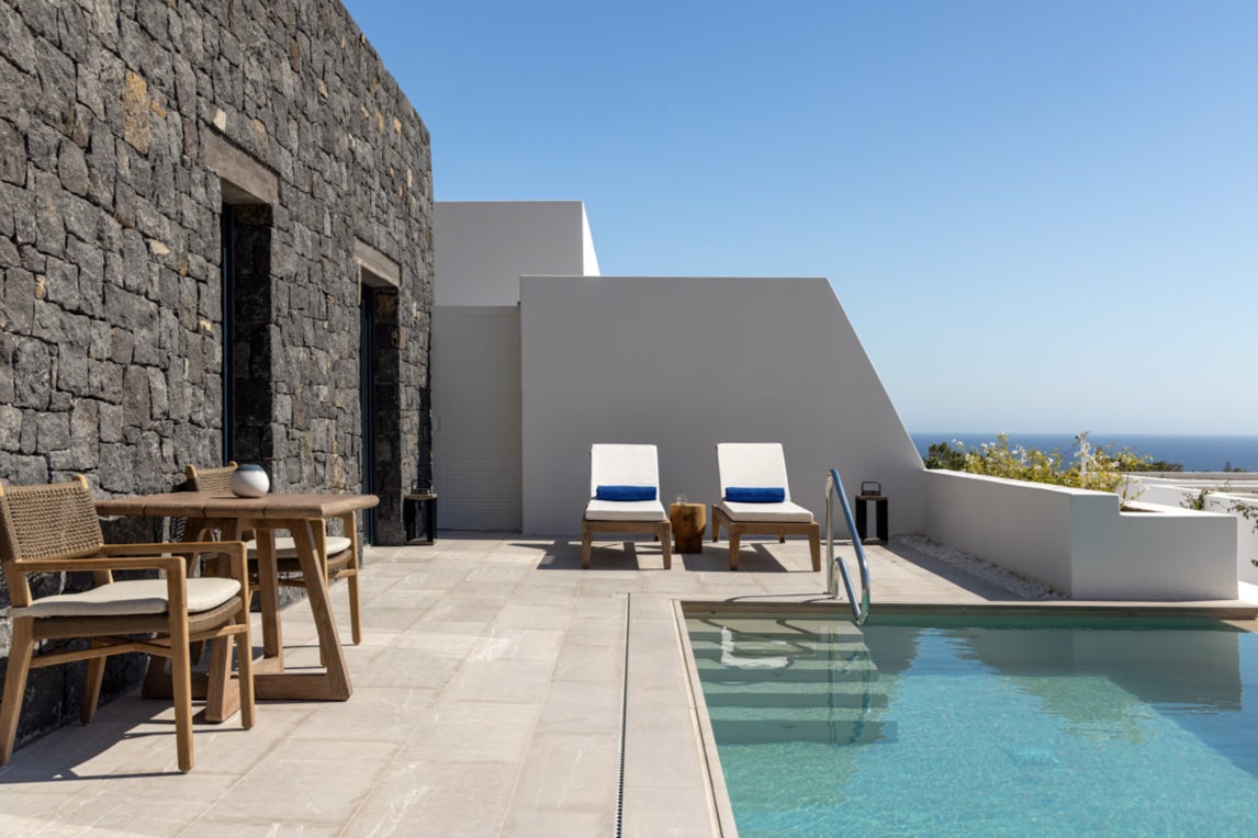 Traditional village design emulates a real Greek experience at Sandblu