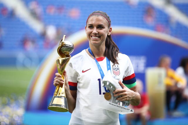 <p>Alex Morgan fired the United States to two World Cup wins </p>