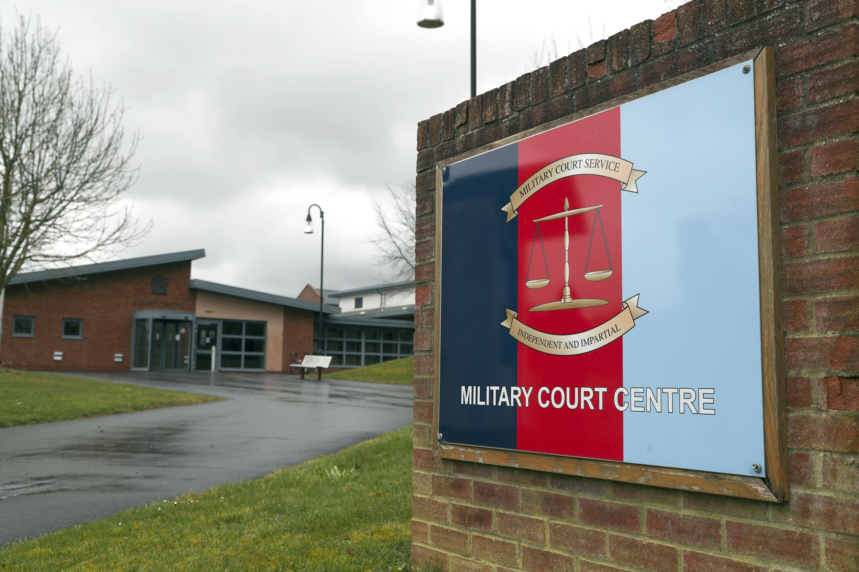 The Military Court Centre, Bulford Barracks in Wiltshire, where James Roddis appeared (Steve Parsons/PA)