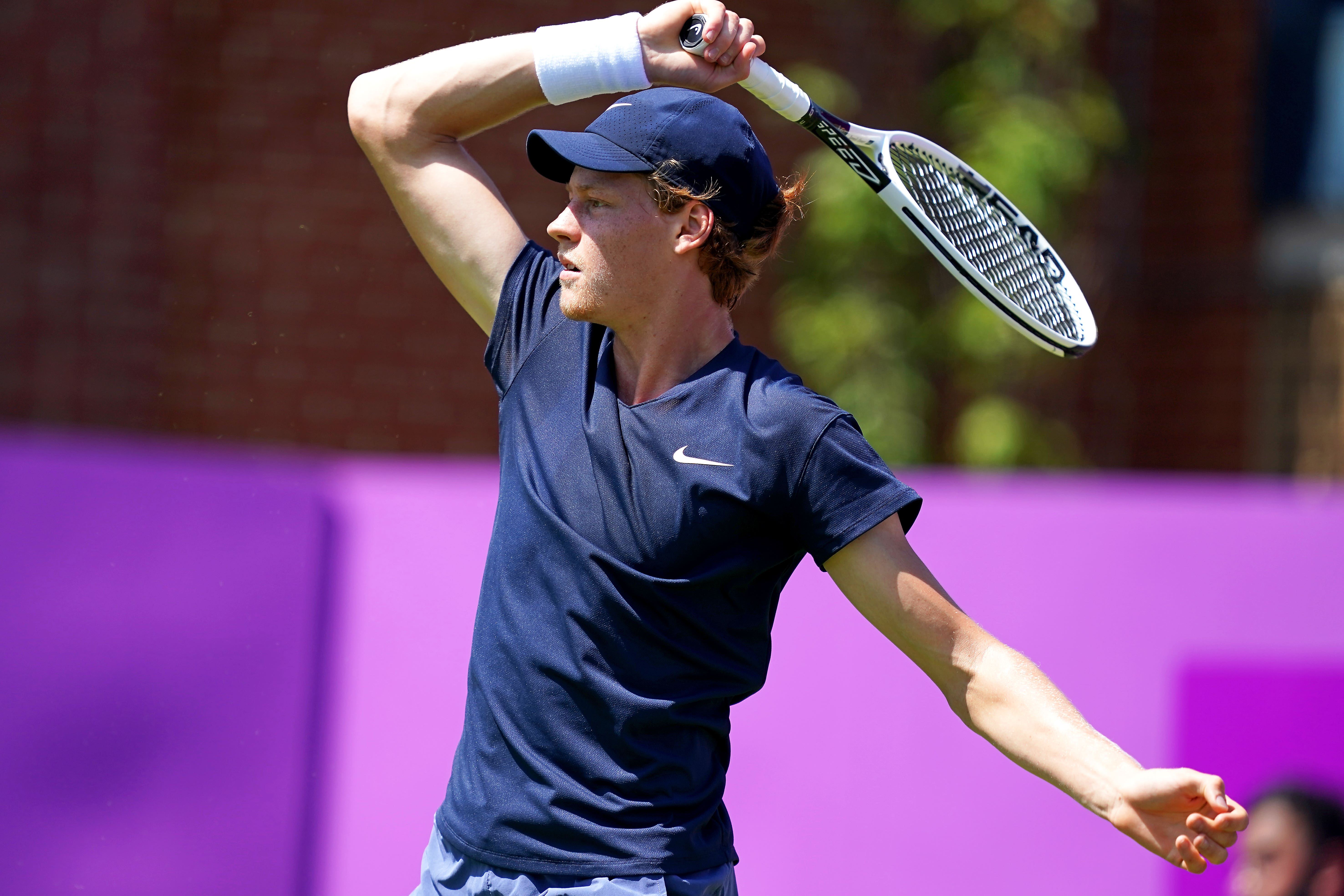 Jannik Sinner, pictured, will face Jack Draper in the US Open semis (John Walton/PA)