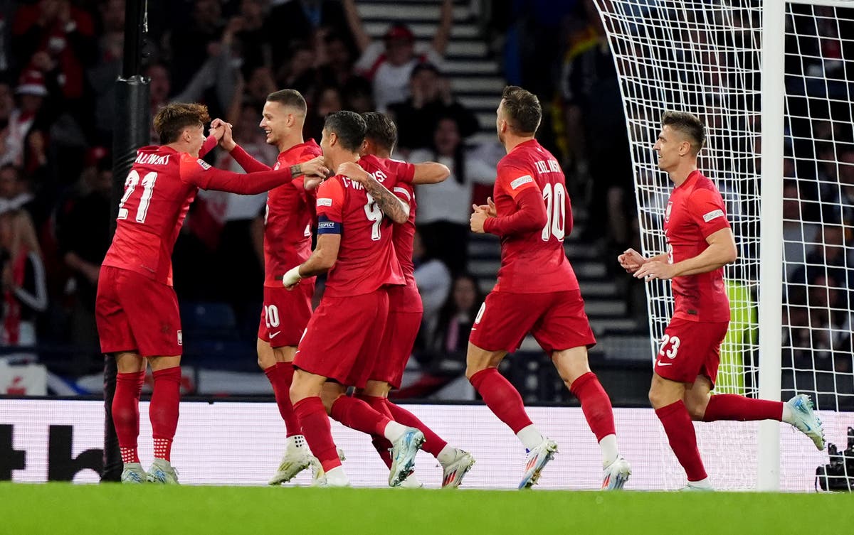 Scotland v Poland LIVE: Latest Nations League scores and goal updates as Sebastian Szymanksi nets opener