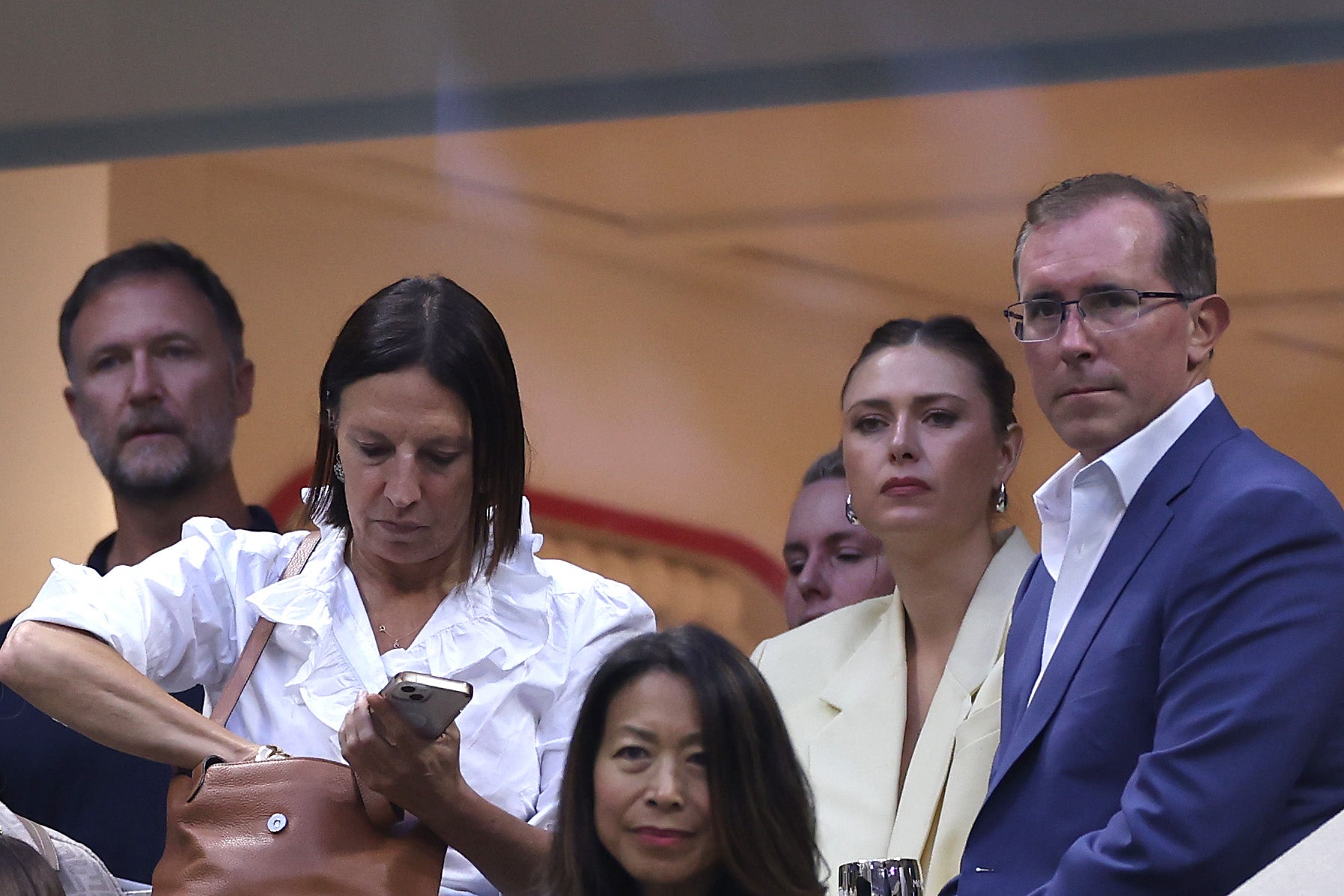 Former tennis player Maria Sharapova attends Day Eleven of the 2024 US Open at USTA Billie Jean King National Tennis Center on September 05, 2024