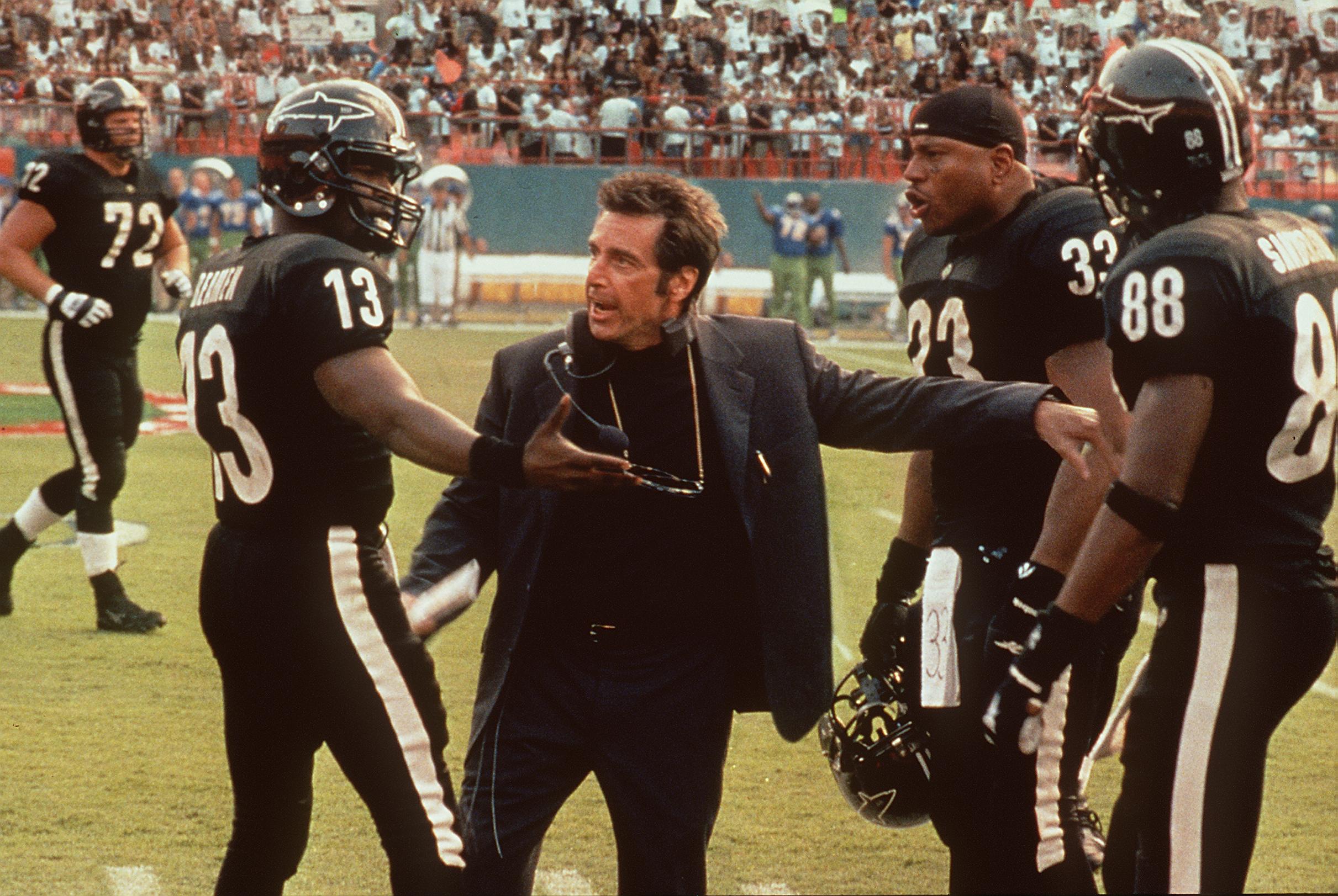 Al Pacino, Jamie Foxx and LL Cool J star in the 1999 movie ‘Any Given Sunday’