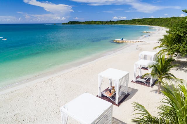 <p>Immerse yourself in a world of white sand beaches, turquoise waters and luxury stays at Sandals seven Jamaican resorts </p>