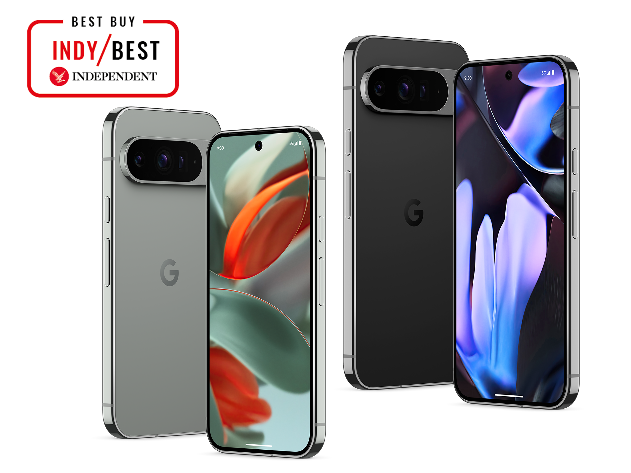 pixel 9 pro and pixel 9 pro xl with best buy badge