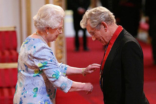 <p>Sir Ian McKellen has claimed the late Queen Elizabeth was “quite rude to him” as he said he was “most definitely on Harry’s side” of the ongoing royal feud </p>