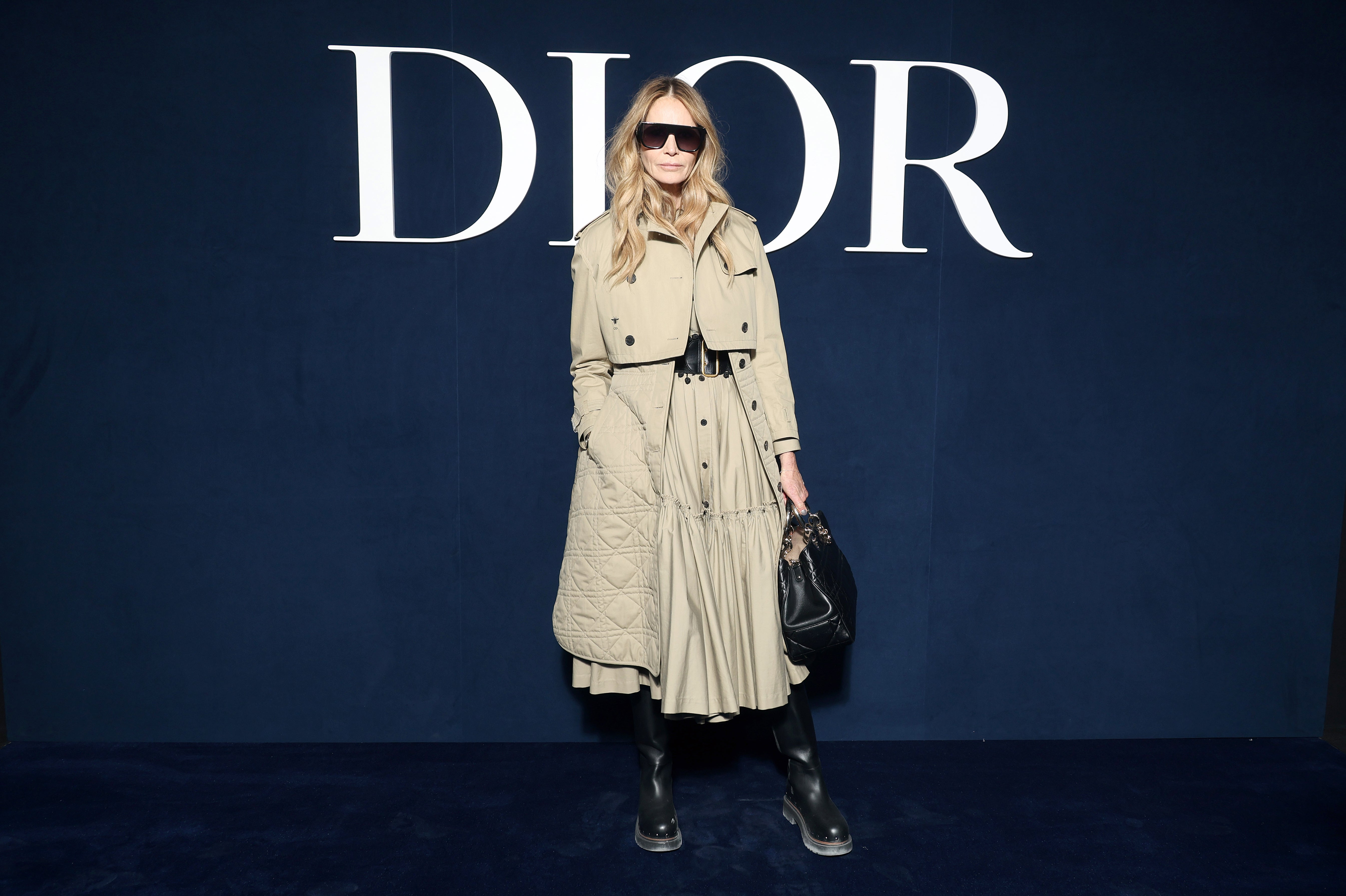 Macpherson at the Christian Dior Womenswear 2023/2024 show in February 2023