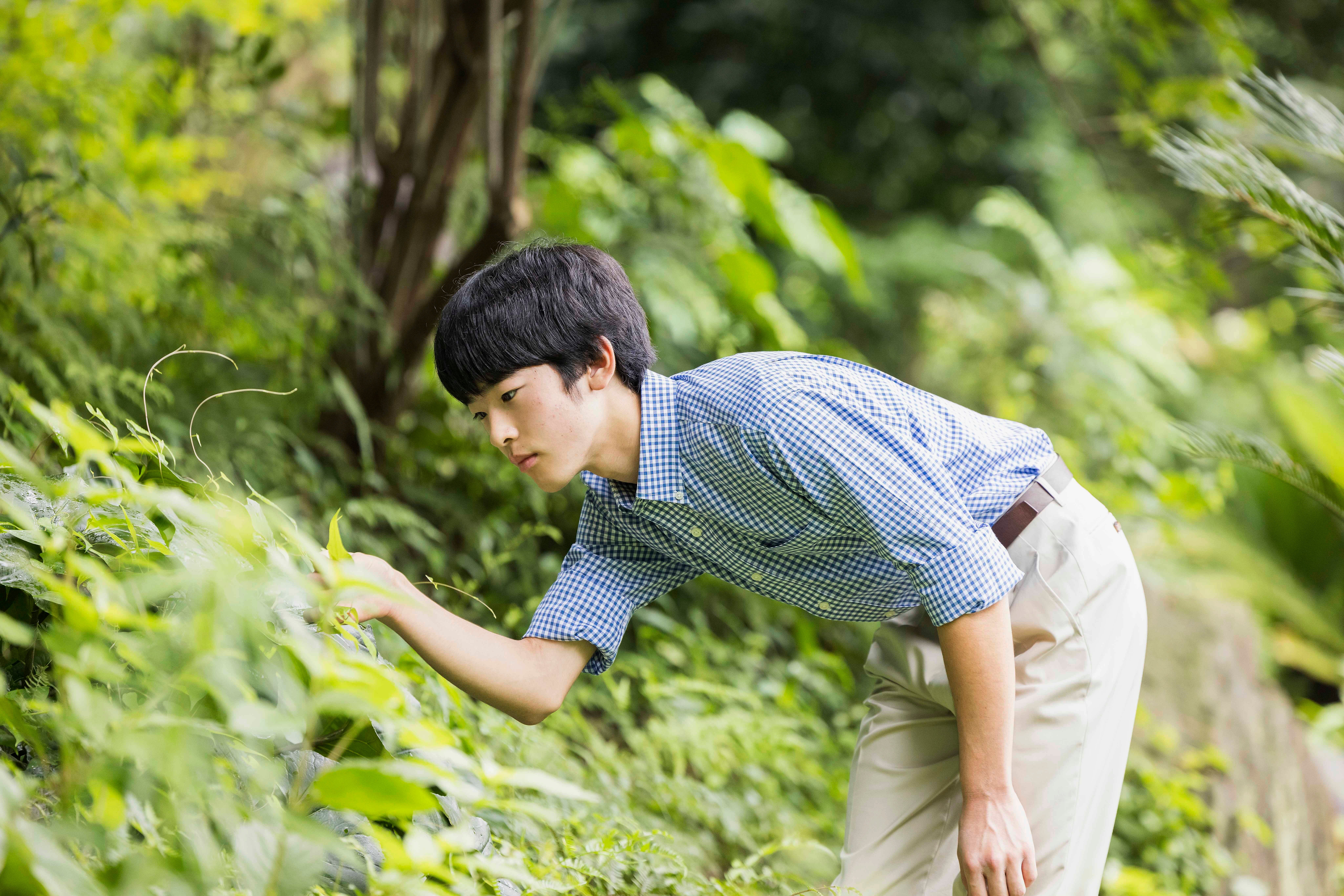 Prince Hisahito, the son of Crown Prince Akishino and Crown Princess Kiko, is pictured at the Akasaka Palace imperial garden in Tokyo, July 15, 2024