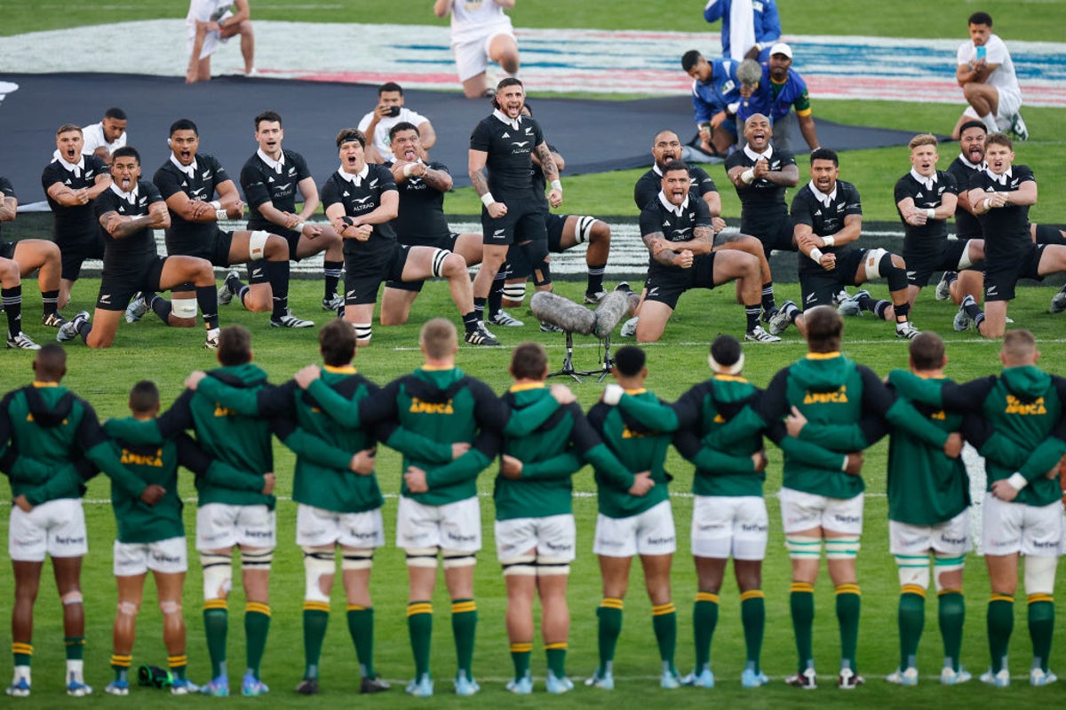 South Africa v New Zealand LIVE: Latest build-up and updates from Rugby Championship match in Cape Town