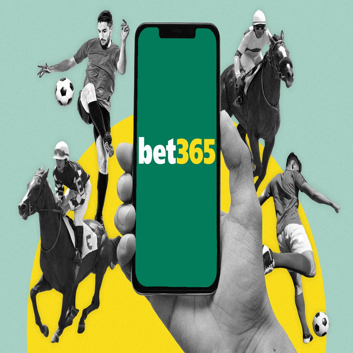 Interfaz de la App Bet365 mostrando apuestas y casino