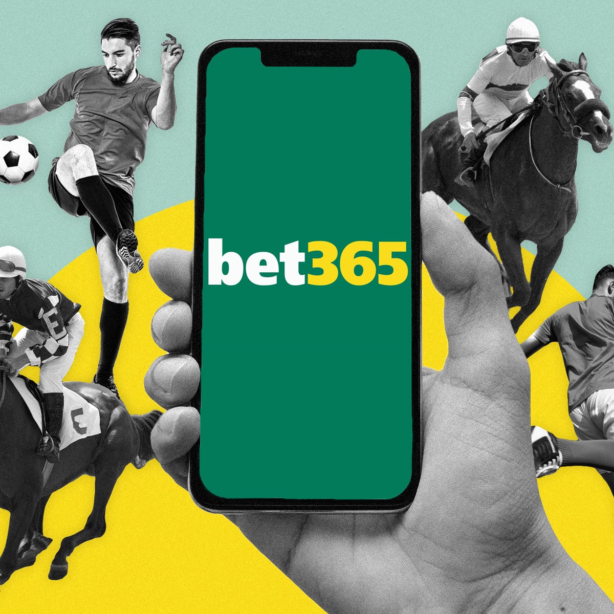 Interfaz de la App Bet365 mostrando apuestas y casino