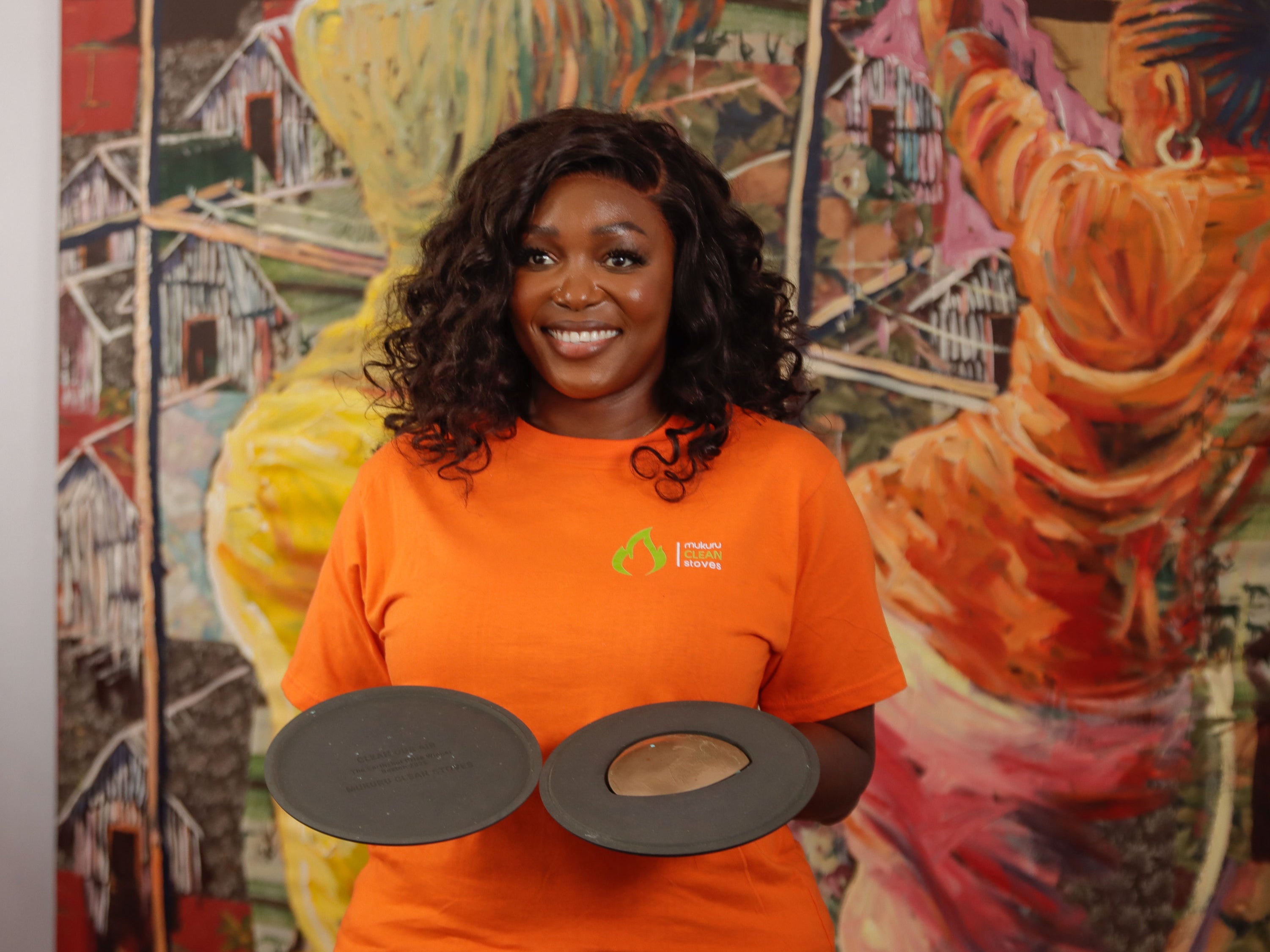 Businesswoman, Charlot Magayi. The life-changing stoves she’s designed are not only safer to use, but have dramatically reduced pollution from the simple act of cooking at home.